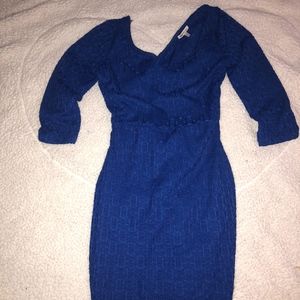 ELECTRIC BLUE BODYCON DRESS